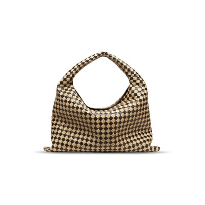 BOTTEGA VENETA RAFFIA AND COWHIDE HOP 792695V43D12377 (54*24*13cm)